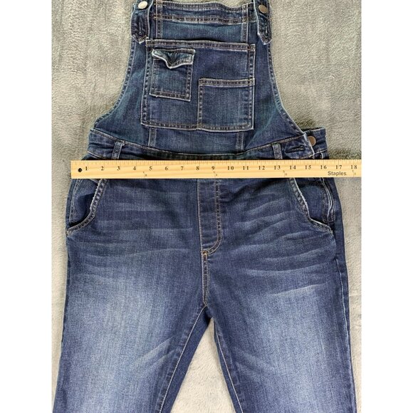 Free People Denim Dungarees Overalls Women's Size 28 Farm Garden Wear - Picture 6 of 8